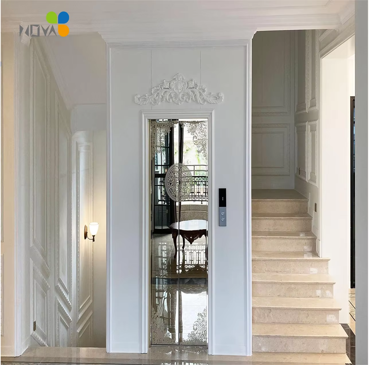 VTEV106 Ascensores Elevadores ลิฟต์วิลล่าคุณภาพสูงสำหรับการปรับปรุงบ้านให้ทันสมัย