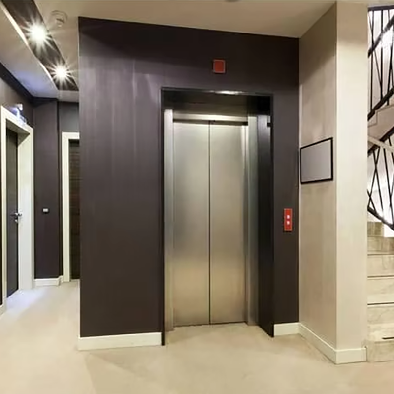 VTEP105 Ascensores ลิฟต์โดยสารที่อยู่อาศัยที่หรูหรา AC Gearless PVC เงียบอย่างมีประสิทธิภาพและมีสไตล์