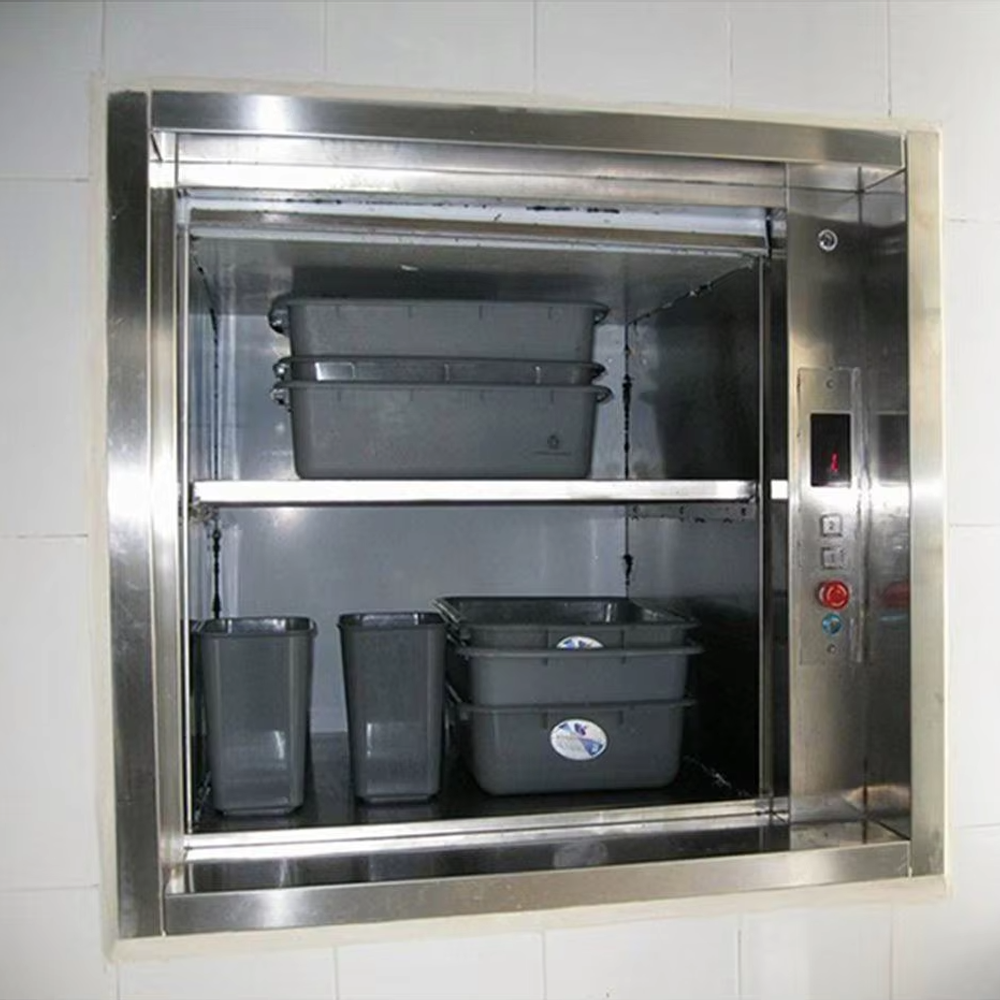 VTEF107 Ascensores Elevadores ลิฟต์อาหารอัตโนมัติพร้อมแผงควบคุมไมโครคอมพิวเตอร์