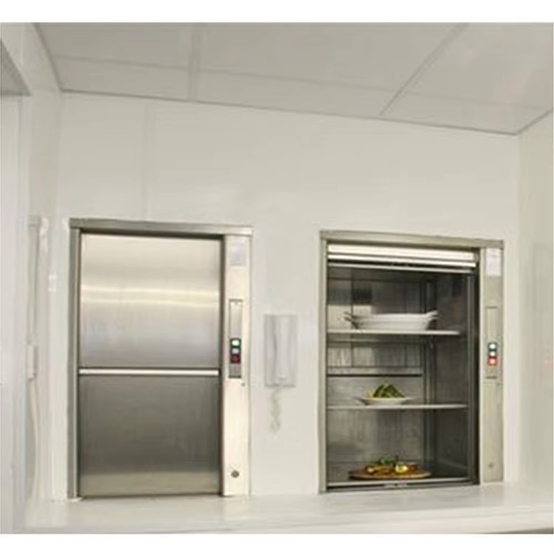 VTEF102 Ascensores Elevadores เครื่อง Dumbwaiter อาหารขนาดกะทัดรัดพร้อมการทำงานที่ราบรื่นและเงียบ
