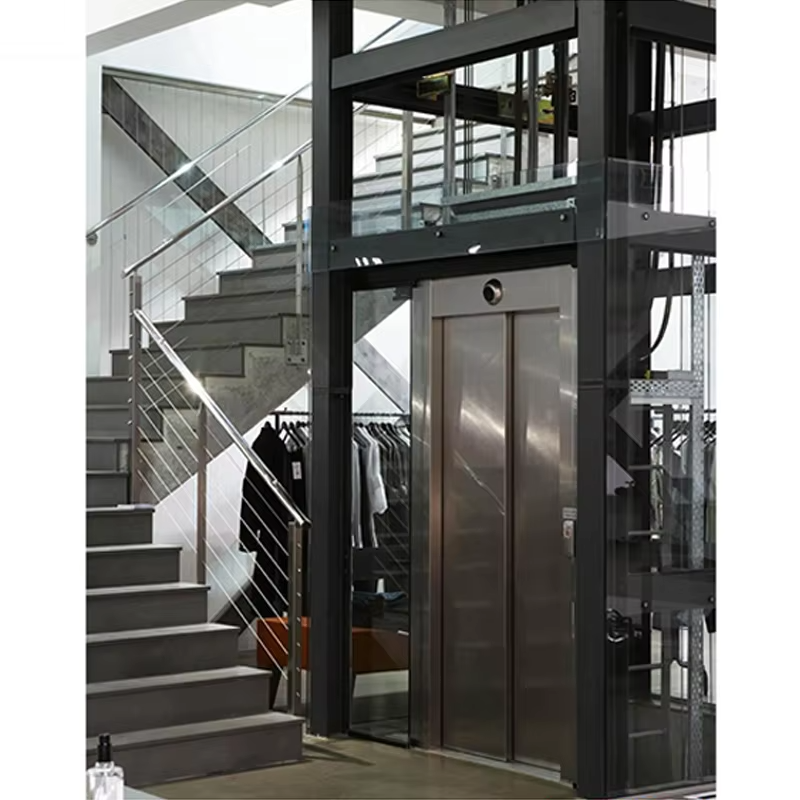 VTEV104 Ascensores Elevadores ลิฟต์วิลล่าสแตนเลสสุดหรูสำหรับครอบครัว