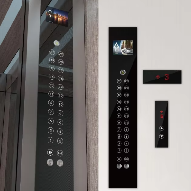 VTSP332 ปุ่มกดสี่เหลี่ยมอะไหล่ลิฟต์พร้อมไฟ LED