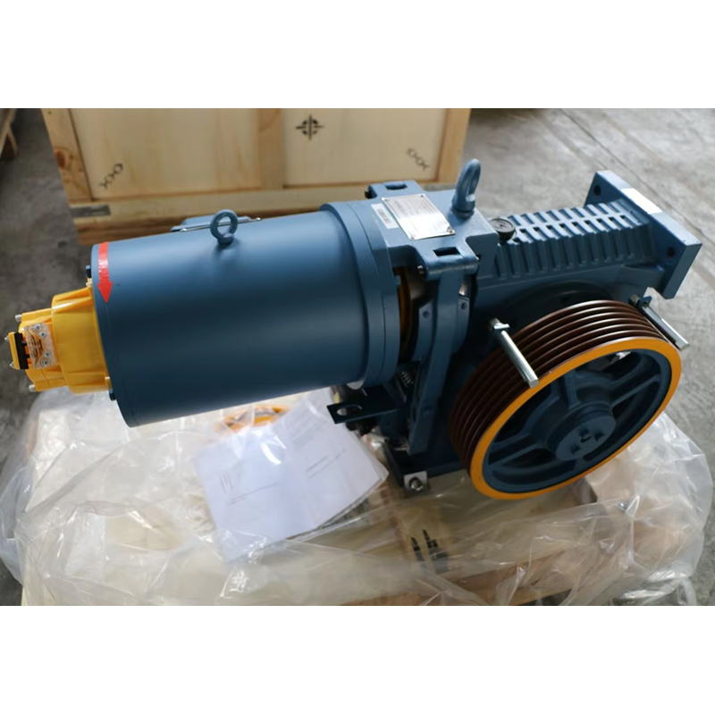 VTSP218 ระบบฉุดที่ดีเยี่ยม GT140WL VVVF ลิฟต์มอเตอร์เกียร์ลิฟต์เครื่องดึง