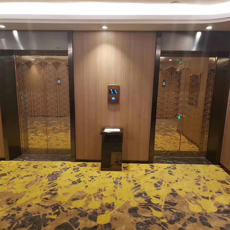 VTEP118 Elevadores ลิฟต์โดยสารขั้นสูง Gearless AC PVC โครงสร้างสแตนเลสที่ผ่านการรับรองมาตรฐาน ISO90001 คุณสมบัติอันชาญฉลาดปรับปรุง