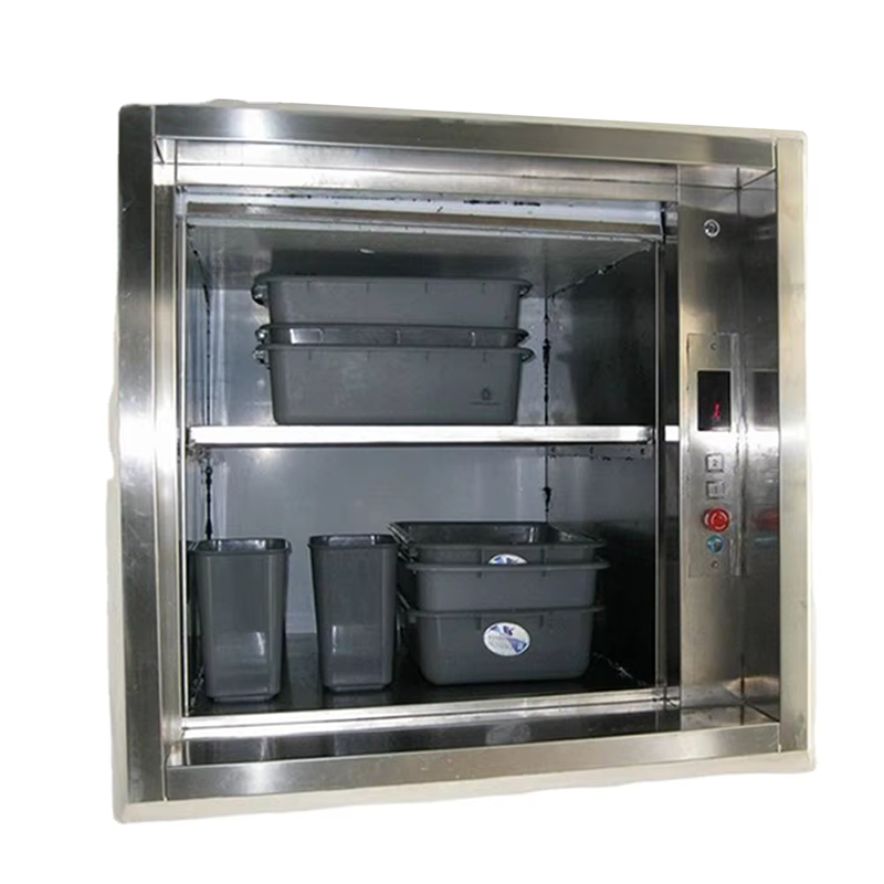 VTEF114 Ascensores Elevadores ลิฟต์ Dumbwaiter สเตนเลสสตีลสำหรับอาหารและเครื่องใช้บนโต๊ะอาหาร