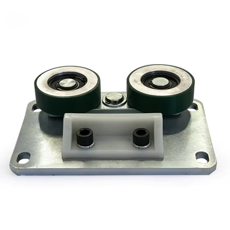 VTSP153 ชิ้นส่วนลิฟต์ OEM ลิฟต์ลิฟท์ถ่วงน้ำหนักลูกกลิ้งคู่มือรองเท้า-สแตนเลส Steel_Metal การออกแบบร่วมสมัยสำหรับอาคารสำนักงาน