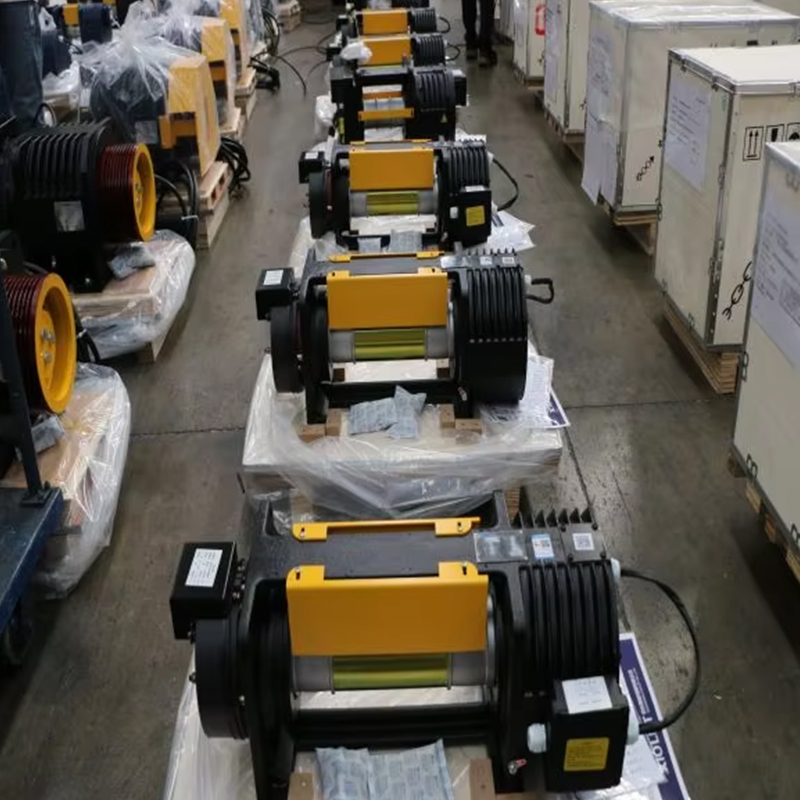 VTSP238 Montanari Gearless Traction เครื่อง MCG100 Lift มอเตอร์ 320-630KGS มอเตอร์เครื่องยนต์