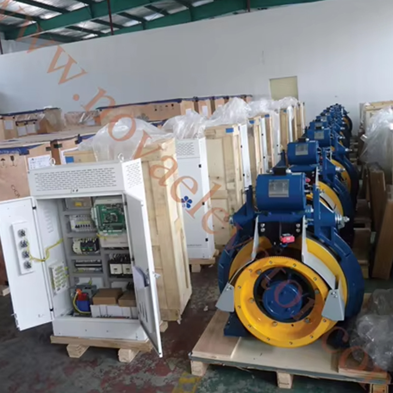VTSP238 Montanari Gearless Traction เครื่อง MCG100 Lift มอเตอร์ 320-630KGS มอเตอร์เครื่องยนต์