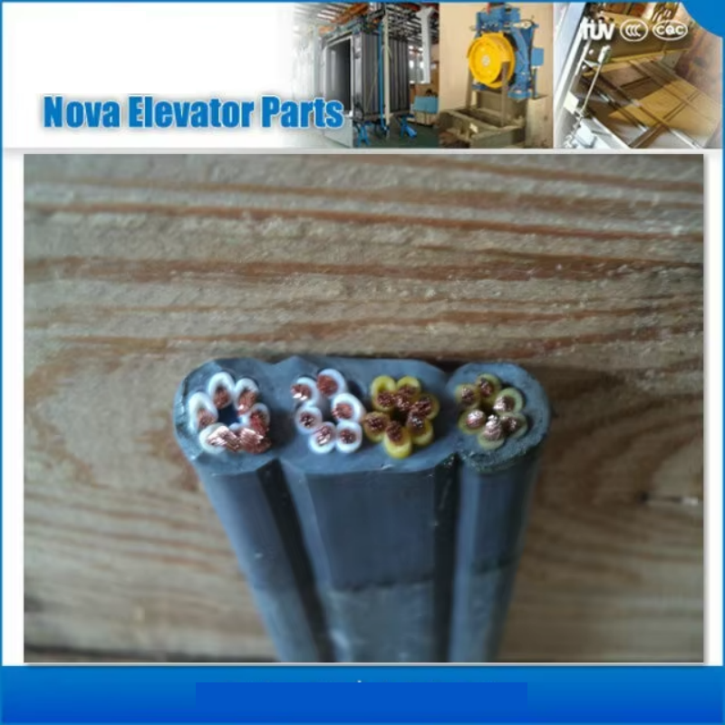 สายเคเบิลควบคุมลิฟต์ VTSP365 พร้อม PVC และยาง สายเคเบิลเดินทางสำหรับลิฟต์ TVVBG