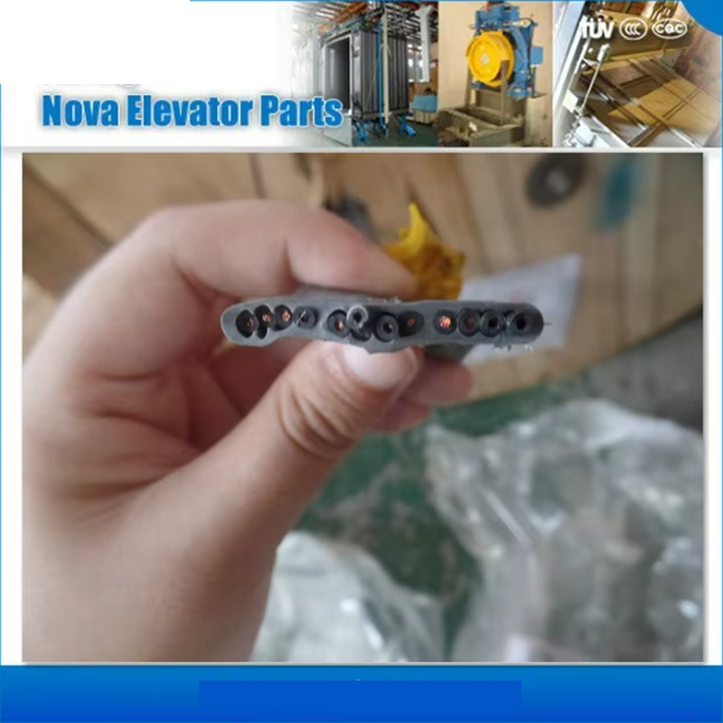 VTSP368 ลิฟต์ตัวนำทองแดงแบบยืดหยุ่นแบบแบน PVC หุ้มฉนวน PVC สายเคเบิลลิฟต์เดินทาง